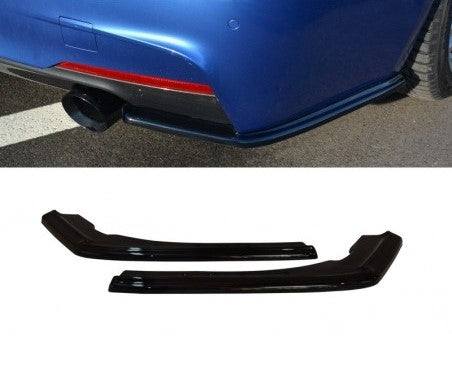 Bmw F30 Rear Bumper Splitters