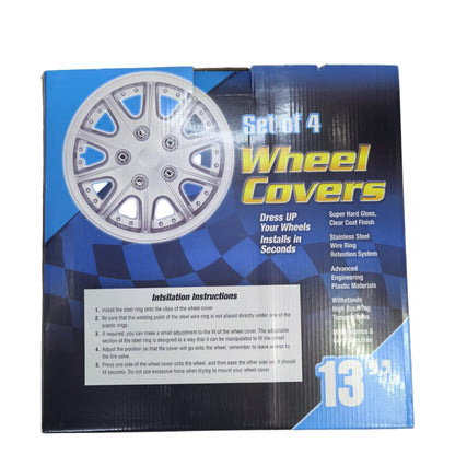SET OF 4 WHEEL COVERS 13"