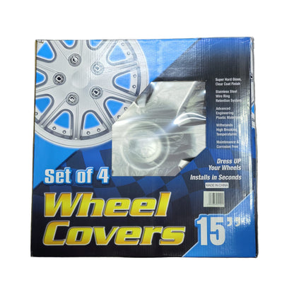SET OF 4 WHEEL COVERS 15" TOYOTA