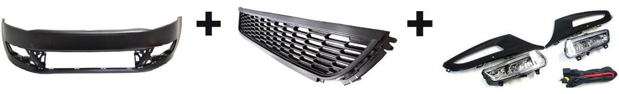 VW Polo 6 Front Bumper Combo