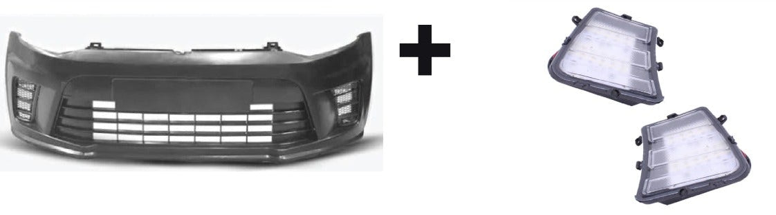 VW Polo 6 WRC Style Front Bumper Combo