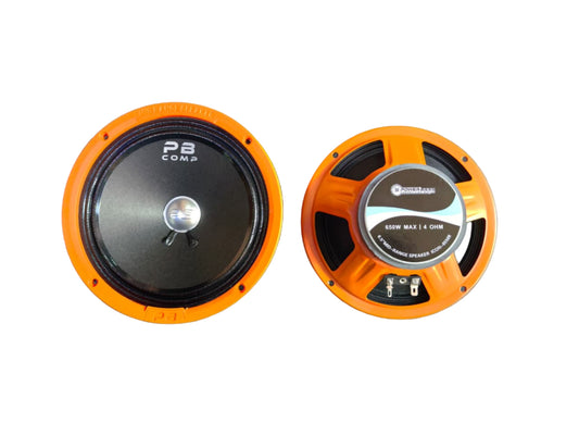 POWERBASS ICON-65MR 6.5" MID RANGE SPEAKERS 650W MAX