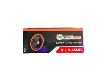 POWERBASS ICON-65MR 6.5" MID RANGE SPEAKERS 650W MAX