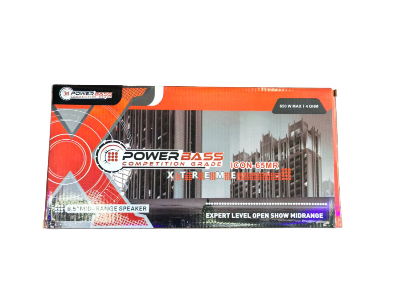 POWERBASS ICON-65MR 6.5" MID RANGE SPEAKERS 650W MAX
