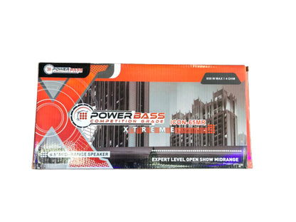 POWERBASS ICON-65MR 6.5" MID RANGE SPEAKERS 650W MAX