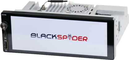Black Spider Apple Carplay Radio Single Din
