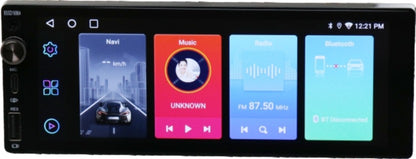 Black Spider Apple Carplay Radio Single Din