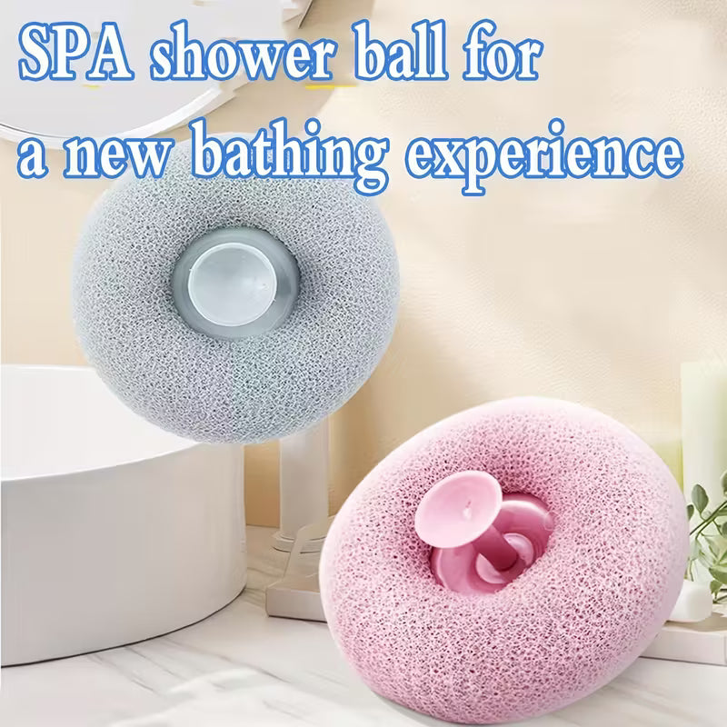 Exfoliating Shower Brush with Suction Cups