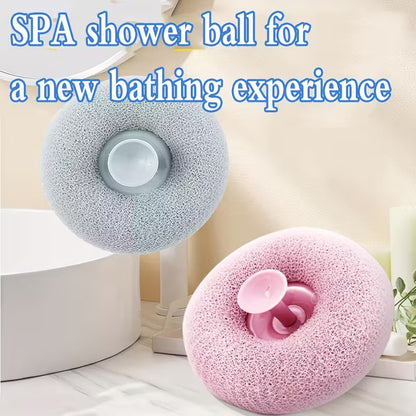 Exfoliating Shower Brush with Suction Cups