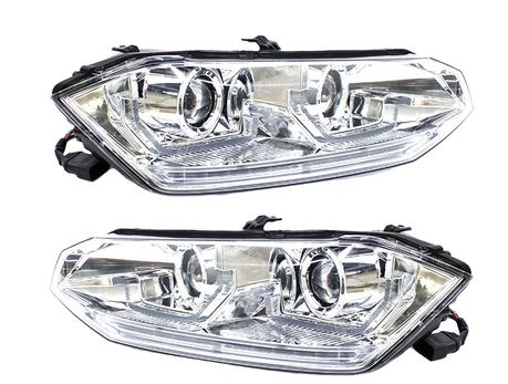 Vw Polo 8 Evo Style Headlights With DRL