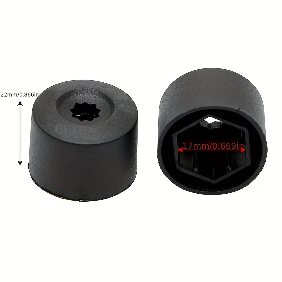 VW WHEEL NUT COVERS
