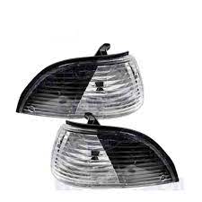 TY EE90 TWINCAM CORNER LAMPS BLK / CHR SOLD AS A SET (NON OEM)