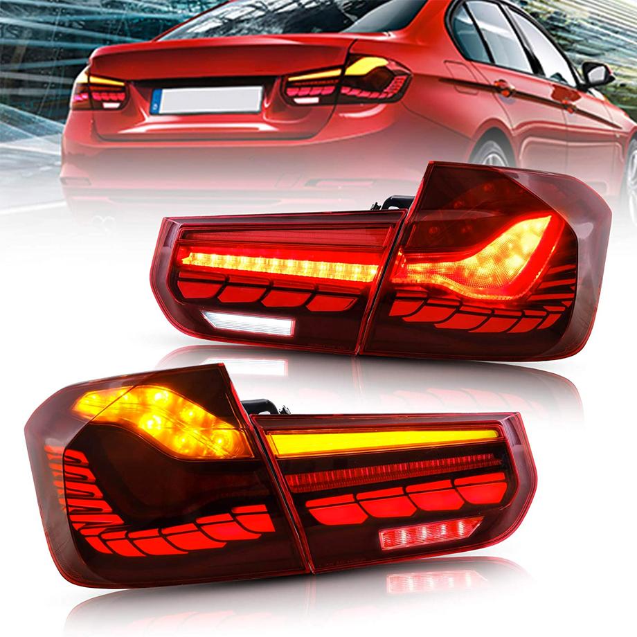 BMW F30 RED CS Style Tail Lights (NON OEM)