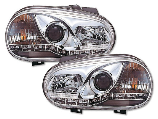 VW Golf 4 Headlights With LED DRL