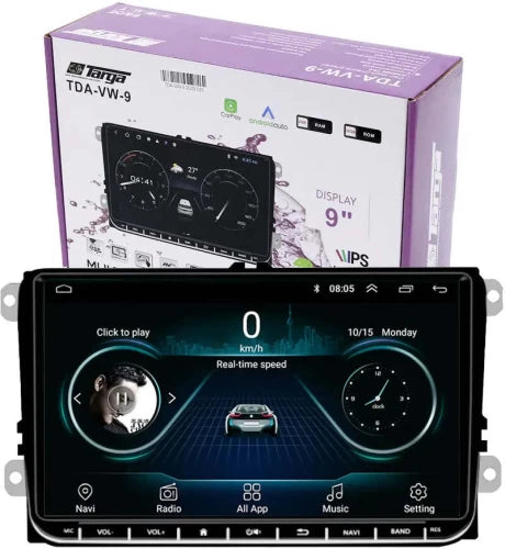 Targa TDA-VW9  Volkswagen 9-inch Digital Media Receiver W/Android Auto & Apple CarPlay
