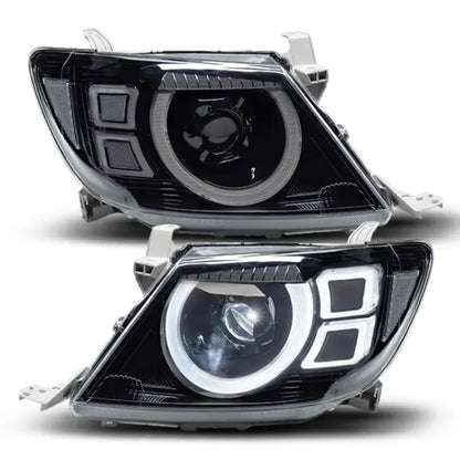 Toyota Hilux Vigo (11-15) Defender Style LED Projector Upgrade Headlights