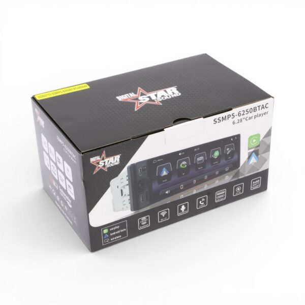 Starsound Starsound SSMP5-6250BT Single Din Media Player with Android Auto & Apple CarPlay