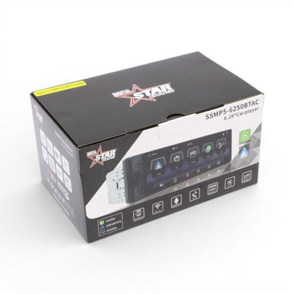 Starsound Starsound SSMP5-6250BT Single Din Media Player with Android Auto & Apple CarPlay