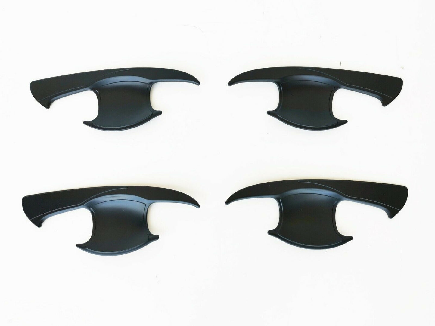 Black Door Handle Inserts - Fits Toyota Hilux 2018 (Non-OEM)