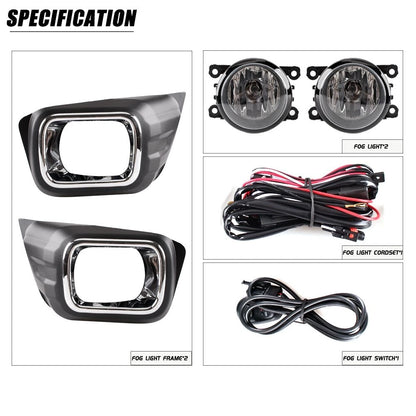 Ford Ranger T8 2019 Fog Light Kit With Chrome