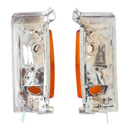 Nissan 1 Tonner Corner Lamps Chrome-Black
