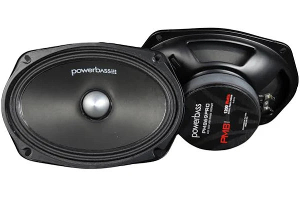 Powerbass PMB69PRO 6x9 Pro Midrange Speakers