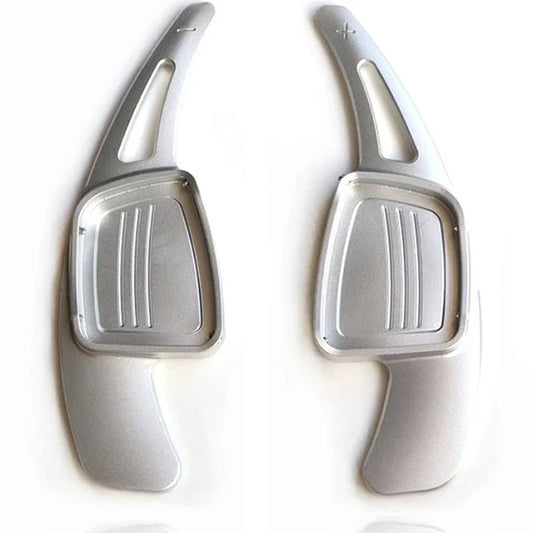 AUDI ALUMINIUM PADDLE SHIFT EXTENSIONS SILVER SOLD AS A SET (NON OEM)