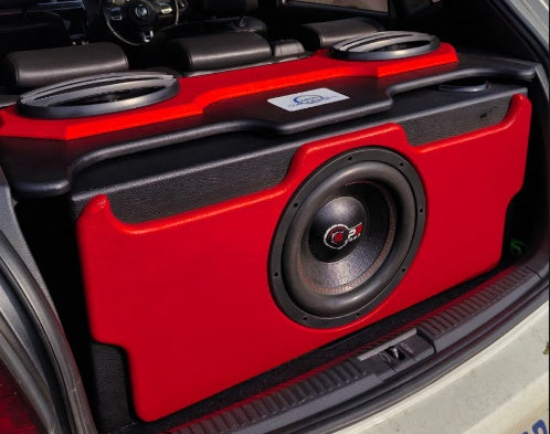 VW Polo 6 Sub Box & Back Board Combo