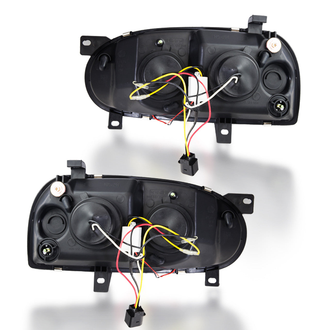VW Golf 3 Led Headlights with DRL Chrome